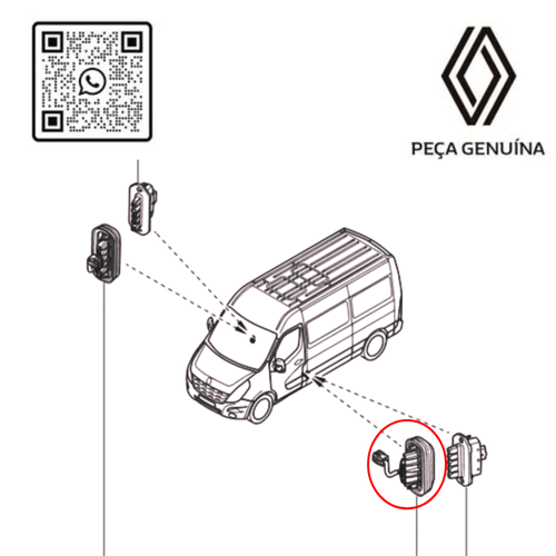 252160003R INTERRUPTOR LUZ PORTA LATERAL RENAULT MASTER 2.3 16V  RN 60003R7 -4-